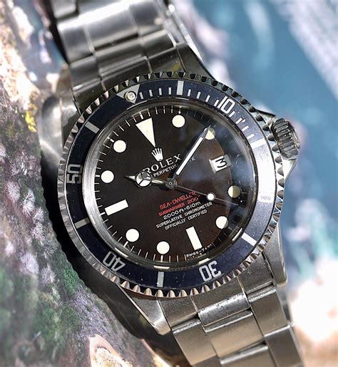 rolex submariner double red sea dweller|rolex sea dweller alternative.